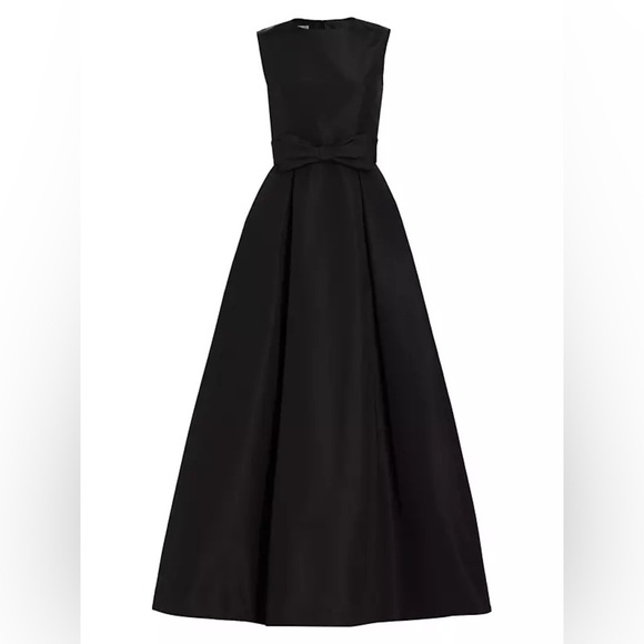 NWT Alexia Maria Grace Silk Faille Ball Gown Dress w/Removable Bow Belt Size 0 - Picture 8 of 16